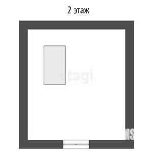 Дом 46м², 2-этажный, участок 10 сот.