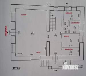 Коттедж 208м², 2-этажный, участок 8 сот.