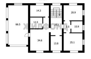 Дом 457м&sup2;, 2-этажный, участок 15 сот.  