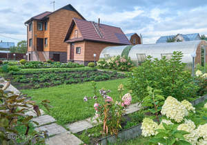 Дом 150м&sup2;, 2-этажный, участок 13 сот.  