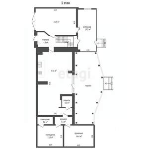 Дом 190м&sup2;, 2-этажный, участок 5 сот.  