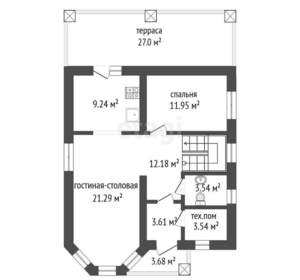 Дом 160м², 2-этажный, участок 8 сот.  