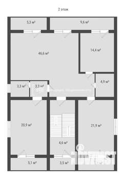Дом 560м², 3-этажный, участок 12 сот.  