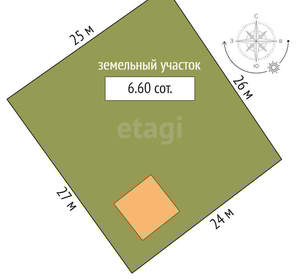 Дача 50м², 2-этажный, участок 7 сот.  