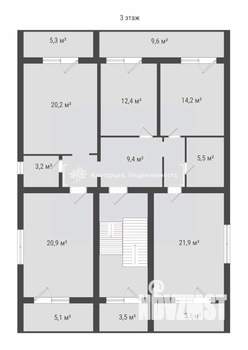 Дом 560м², 3-этажный, участок 12 сот.  