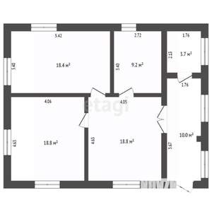 Дом 145м&sup2;, 2-этажный, участок 7 сот.  