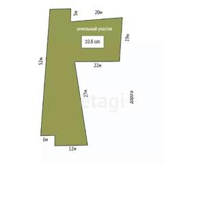 Дача 20м², 1-этажный, участок 11 сот.  