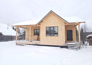 Дом 96м&sup2;, 1-этажный, участок 6 сот.  