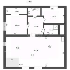 Дом 372м&sup2;, 3-этажный, участок 10 сот.  