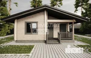 Дом 70м&sup2;, 1-этажный, участок 6 сот.  