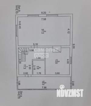 Дом 110м², 2-этажный, участок 10 сот.  