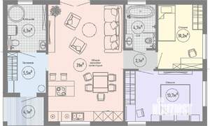 Дом 75м², 1-этажный, участок 4 сот.  