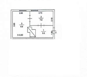 Дом 23м&sup2;, 2-этажный, участок 1 сот.  
