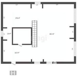 Дом 224м², 2-этажный, участок 7 сот.  