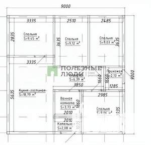 Дом 81м&sup2;, 1-этажный, участок 6 сот.  