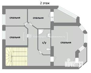 Дом 278м², 2-этажный, участок 4 сот.  