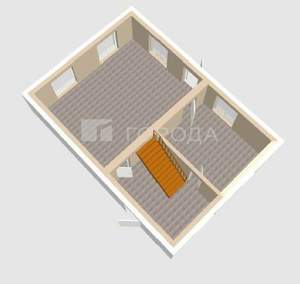 Дом 83м&sup2;, 2-этажный, участок 7 сот.  