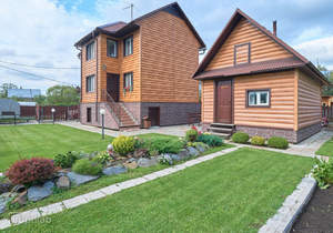 Дом 150м&sup2;, 2-этажный, участок 13 сот.  