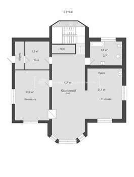Дом 370м², 4-этажный, участок 27 сот.  