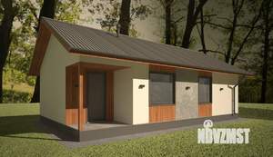 Дом 75м², 1-этажный, участок 4 сот.  