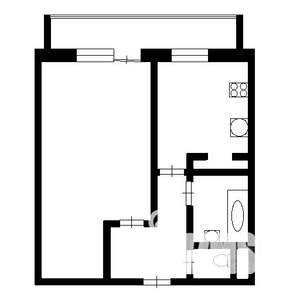 1-к квартира, на длительный срок, 38м2, 5/10 этаж