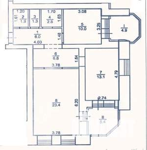 2-к квартира, на длительный срок, 65м2, 2/10 этаж