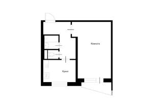 1-к квартира, на длительный срок, 35м2, 1/5 этаж