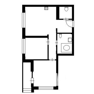 2-к квартира, на длительный срок, 44м2, 4/5 этаж