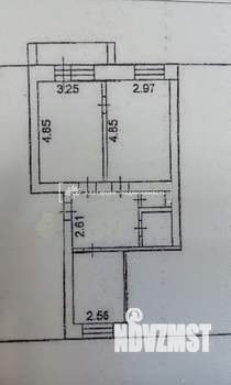 2-к квартира, на длительный срок, 51м2, 4/5 этаж