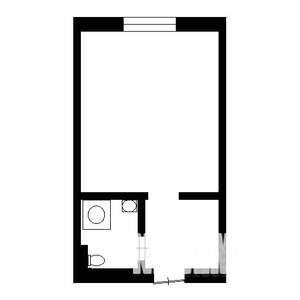 1-к квартира, на длительный срок, 30м2, 2/9 этаж