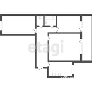 3-к квартира, на длительный срок, 58м2, 3/5 этаж
