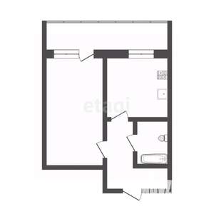 1-к квартира, вторичка, 35м2, 8/17 этаж