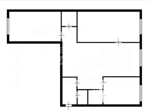 3-к квартира, вторичка, 56м2, 1/5 этаж
