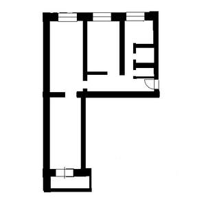 3-к квартира, вторичка, 60м2, 6/10 этаж