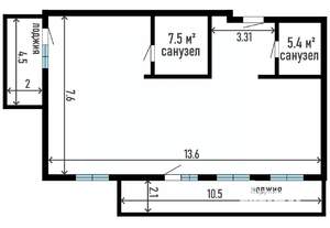 3-к квартира, вторичка, 97м2, 18/18 этаж