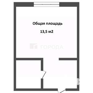 1-к квартира, вторичка, 30м2, 1/9 этаж