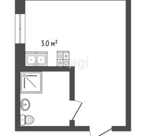 Студия квартира, вторичка, 12м2, 1/2 этаж