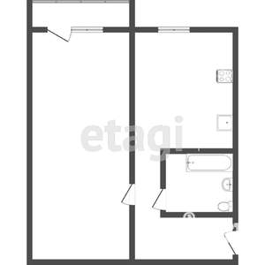 1-к квартира, вторичка, 30м2, 3/5 этаж