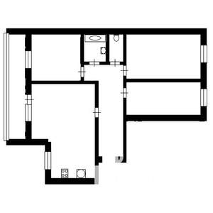4-к квартира, вторичка, 72м2, 5/9 этаж
