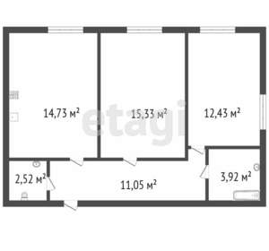 2-к квартира, вторичка, 95м2, 10/10 этаж
