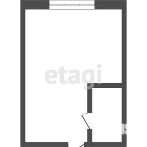 1-к квартира, вторичка, 18м2, 3/5 этаж