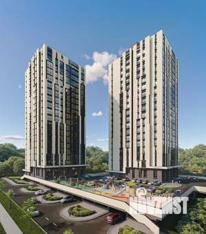 1-к квартира, строящийся дом, 40м2, 16/19 этаж