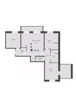 4-к квартира, вторичка, 127м2, 3/6 этаж