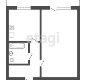 1-к квартира, вторичка, 35м2, 4/9 этаж