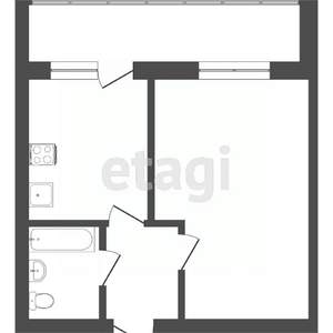 1-к квартира, вторичка, 31м2, 13/17 этаж