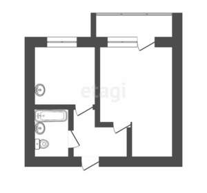 1-к квартира, вторичка, 32м2, 2/5 этаж