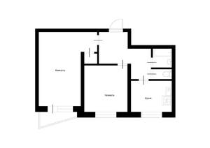 2-к квартира, вторичка, 46м2, 3/5 этаж