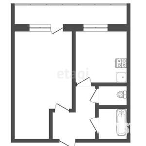 1-к квартира, вторичка, 34м2, 6/10 этаж