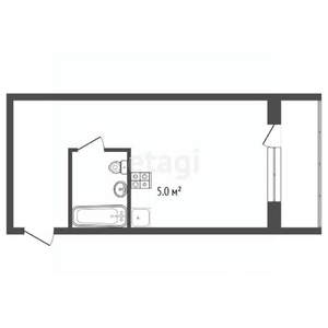 Студия квартира, вторичка, 32м2, 8/10 этаж