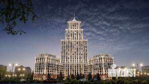 1-к квартира, строящийся дом, 45м2, 5/30 этаж
